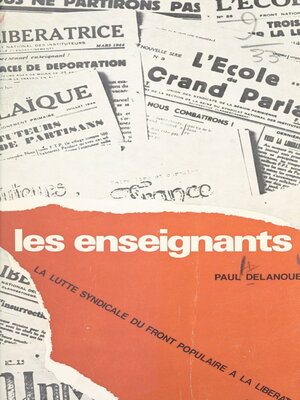 cover image of Les enseignants